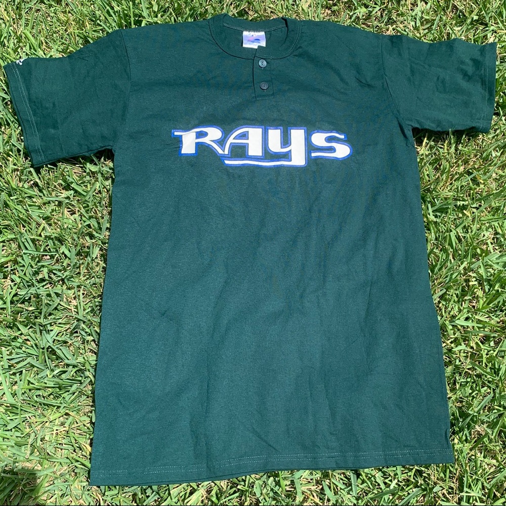 Old School Tampa Bay Rays Two-Button Tee.